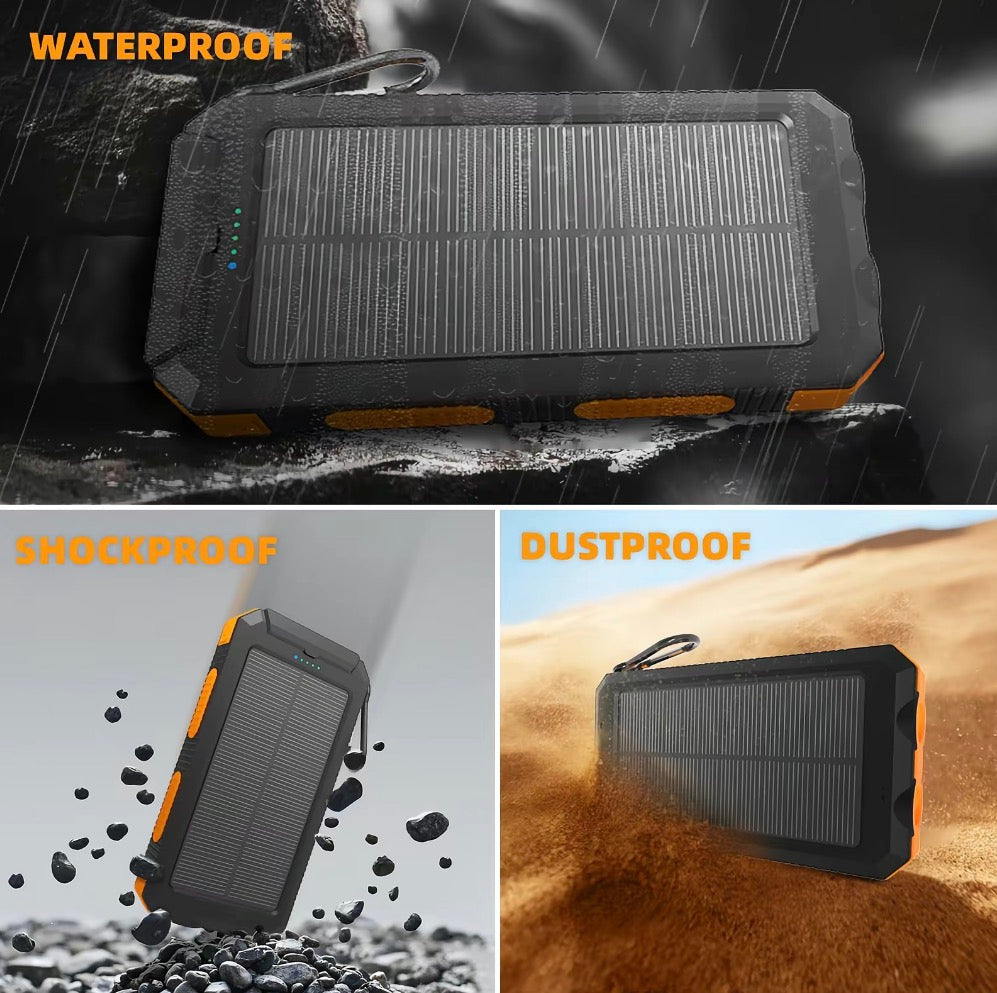Solar Power Bank 80000Mah Portable Charging Powerbank All Smartphones