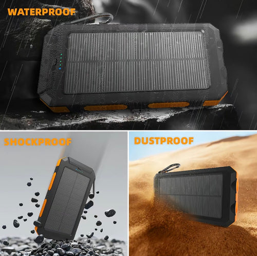 Solar Power Bank 80000Mah Portable Charging Powerbank All Smartphones